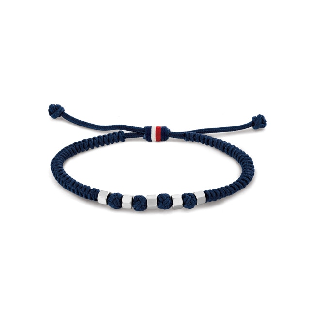 Tommy Hilfiger Bracelet Adjustable Nylon Bleu - 2790677