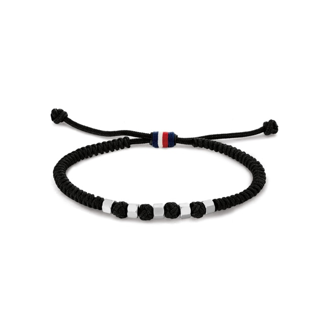 Tommy Hilfiger Bracelet Adjustable Nylon Noir - 2790681