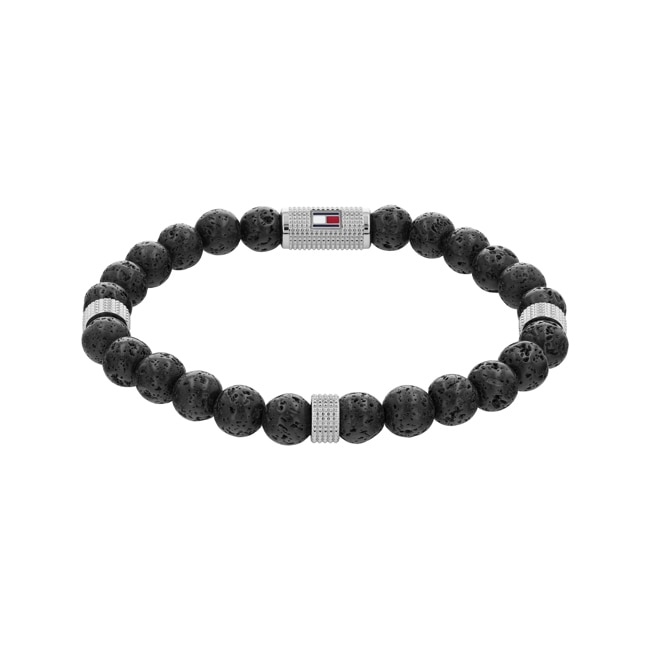 Tommy Hilfiger Bracelet Beaded Stone Black - 2790435