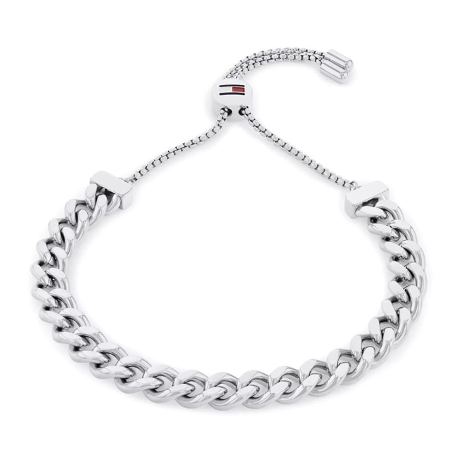 Tommy Hilfiger Sliding Chains Bracelet Silver - 2780775