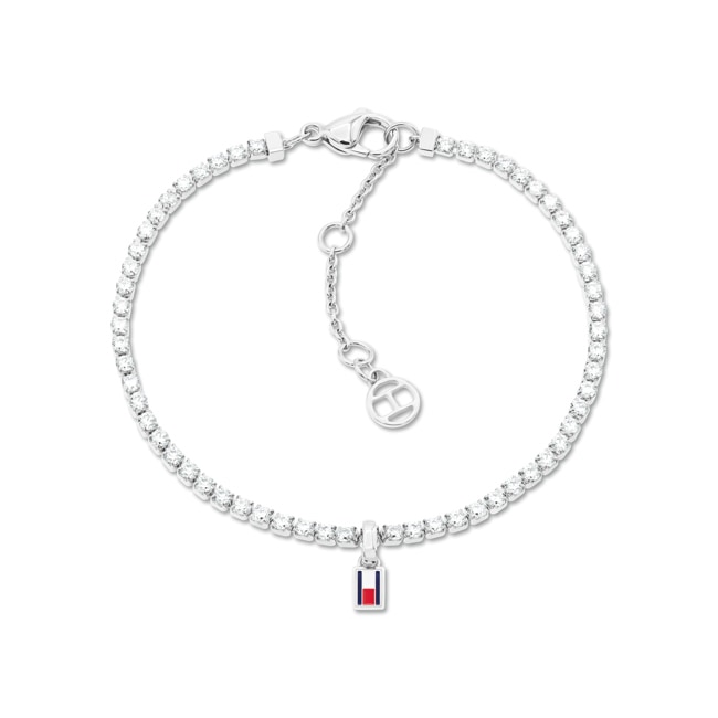 Tommy Hilfiger Bracelet TH Tennis Argenté - 2781092