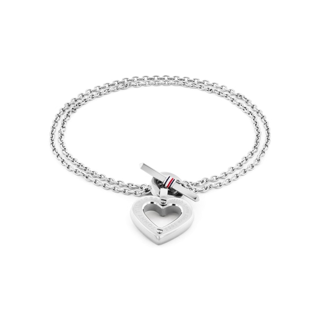 Tommy Hilfiger Armband Toggle Heart Silbrig  - 2780969