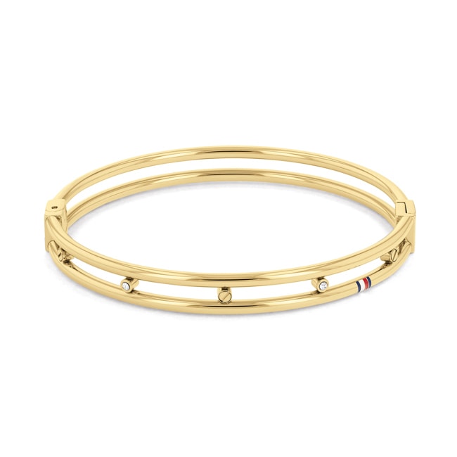 Tommy Hilfiger Bangle Gold with crystals - 2780611