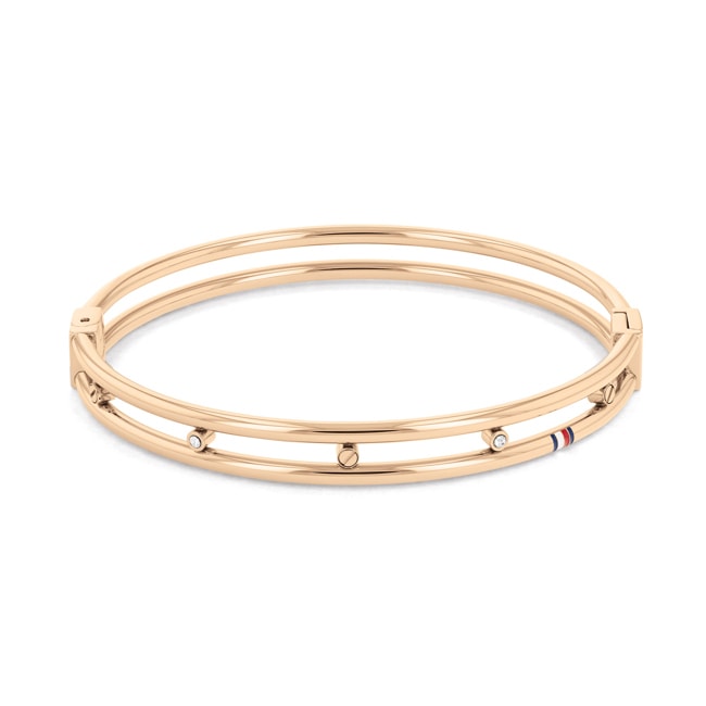 Tommy Hilfiger Armreif Rosé mit Kristallen - 2780645