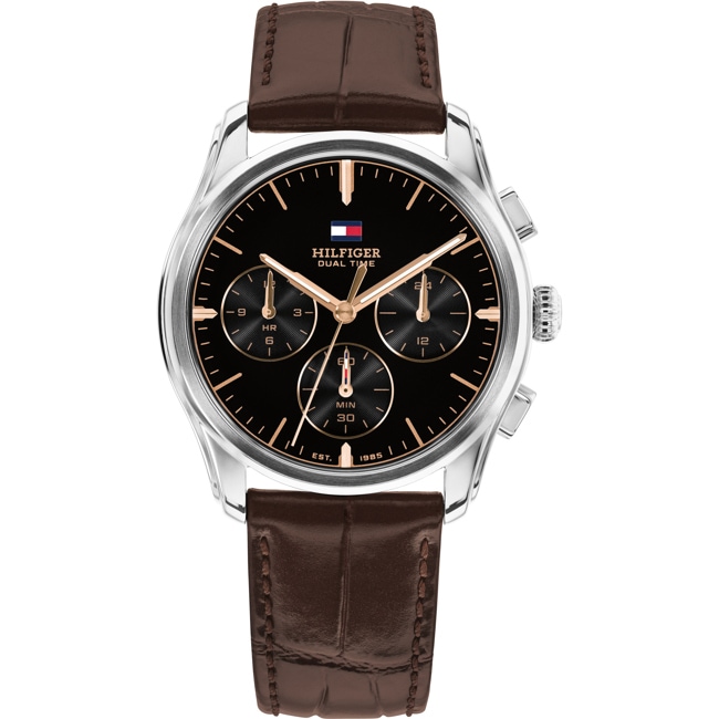 Tommy Hilfiger Bryant Chronographe Brun / Argenté & Noir - 1710808
