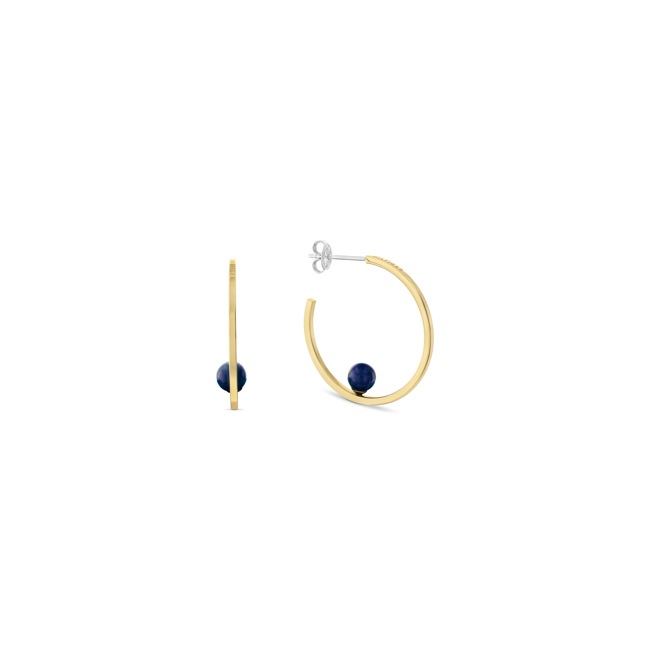 Tommy Hilfiger Créoles Semi-Precious Beads Doré / Bleu - 2780966