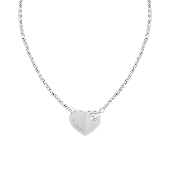 Tommy Hilfiger Necklace Bold Hearts Silver  - 2780926