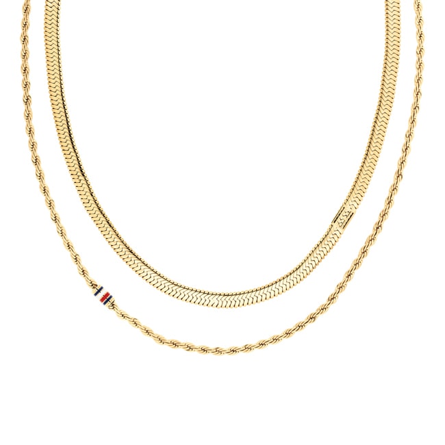 Tommy Hilfiger Halskette Layered Set Goldig - 2780980