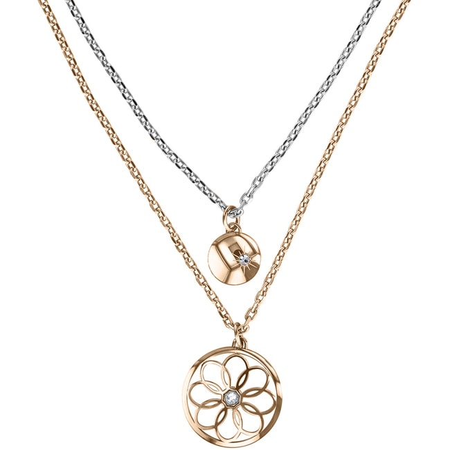 Tommy Hilfiger Necklace with cubic zirconia Two-tone - 2780069