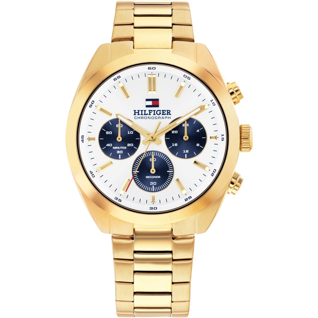 Tommy Hilfiger Hudson Chronograph Gold / White - 1710723