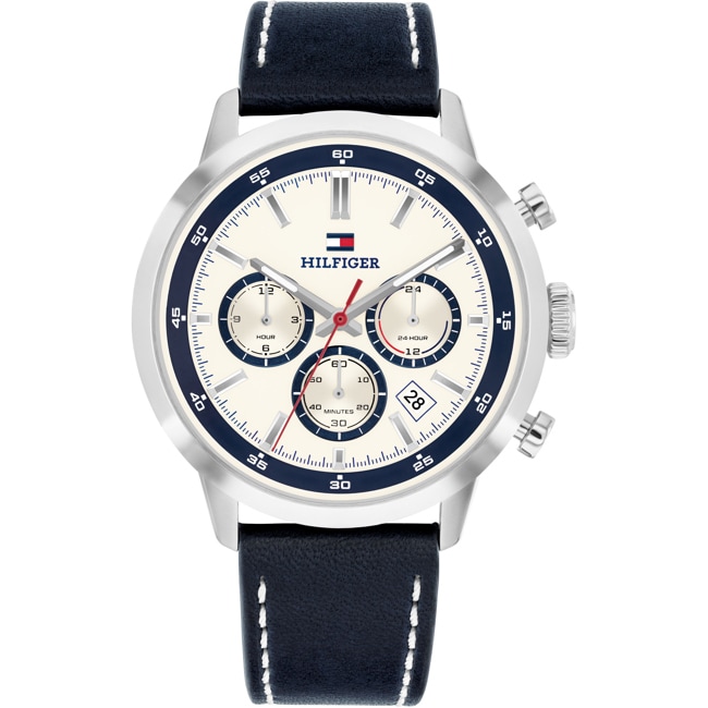 Tommy Hilfiger Kent Chronograph Silvery / Blue - 1710751