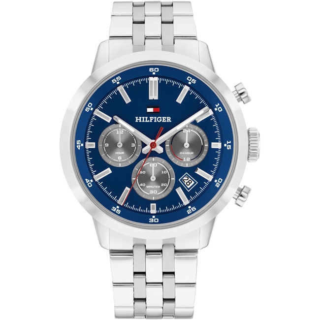 Tommy Hilfiger Kent Chronograph Silvery / Blue - 1710753