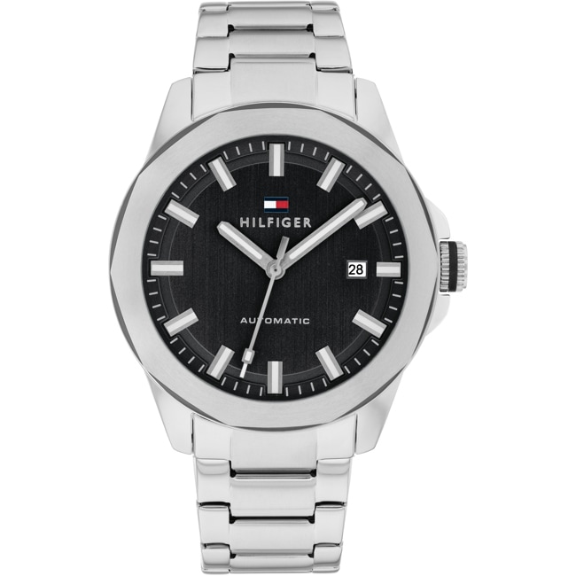 Tommy Hilfiger Lars Automatic Date Silver / Black - 1710692