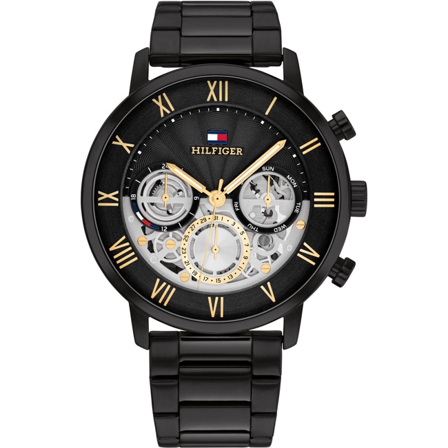 Tommy Hilfiger Legend Day Date Noir  - 1710706