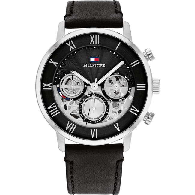 Tommy Hilfiger Legend Day Date Argenté / Noir Tommy Hilfiger Legend Day Date Argenté / Noir - 1710565