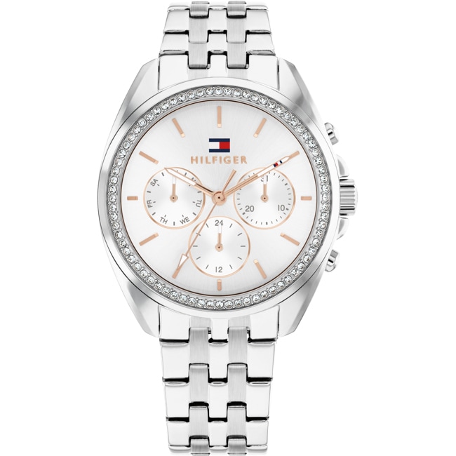 Tommy Hilfiger Mellie Day-Date Silbrig 36mm - 1782802