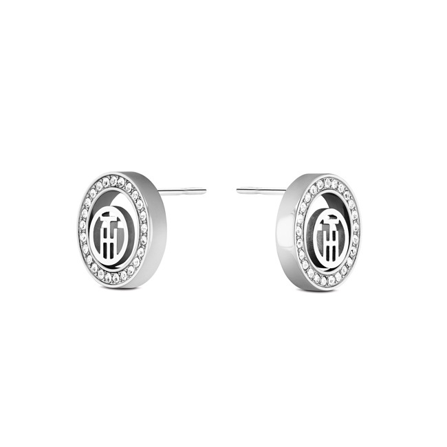Tommy Hilfiger Ohrstecker Circle mit Monogramm - 2780522