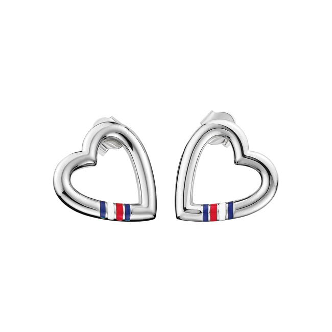 Tommy Hilfiger Stud earrings Heart Silver - 2700909