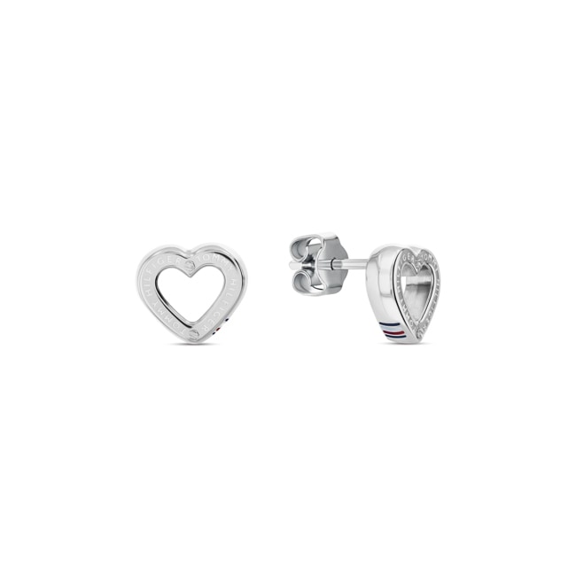 Tommy Hilfiger Stud earrings Toggle Heart Silvery - 2780971