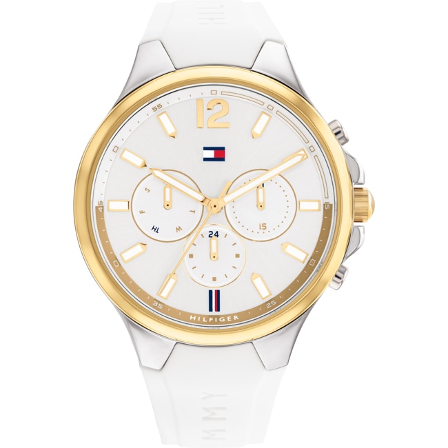 Tommy Hilfiger Sienna Day-Date Weiss / Goldig - 1782598