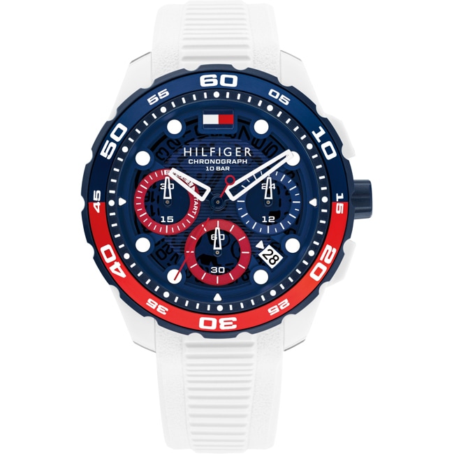 Tommy Hilfiger TH-Regatta Chronograph Weiss / Blau - 1792231