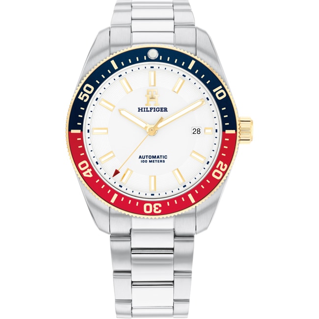 Tommy Hilfiger TH85 Automatic Date Silvery / White - 1710551