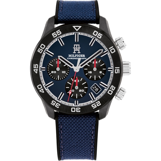 Tommy Hilfiger TH85 Chronograph Blau / Schwarz 42mm - 1792183