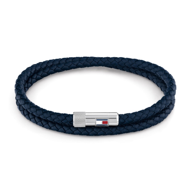 Tommy Hilfiger Blue leather wrap bracelet - 2790264S