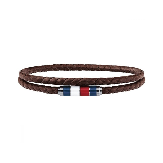 Tommy Hilfiger Brown leather wrap bracelet - 2790055