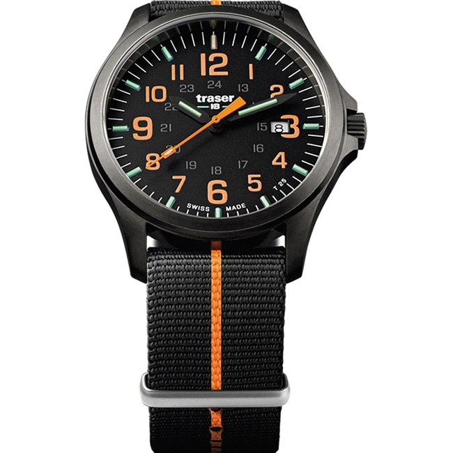 traser P67 Officer Pro GunMetal Black / Orange - 107425
