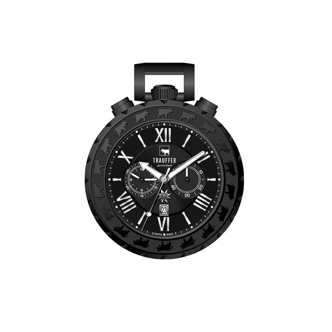 Trauffer Chrono Montre de poche argenté - TR-TC-02-NK-02