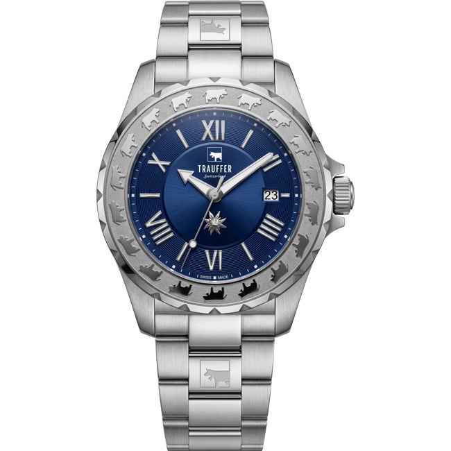 Trauffer Femmes Bleu / Acier inoxydable - TR-AL-03-SM-01