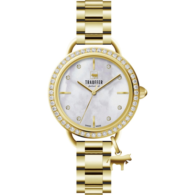 Trauffer Femmes Doré avec un charm en forme de vache - TR-CH-01-GM-01