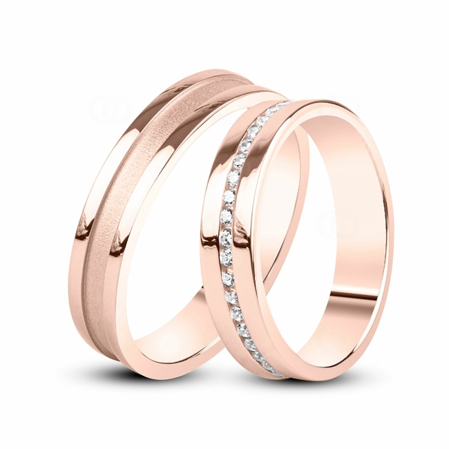 14 carats / 585 or rose