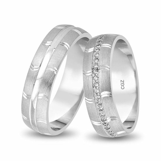 14 Karat / 585 Weissgold - CGZ8087