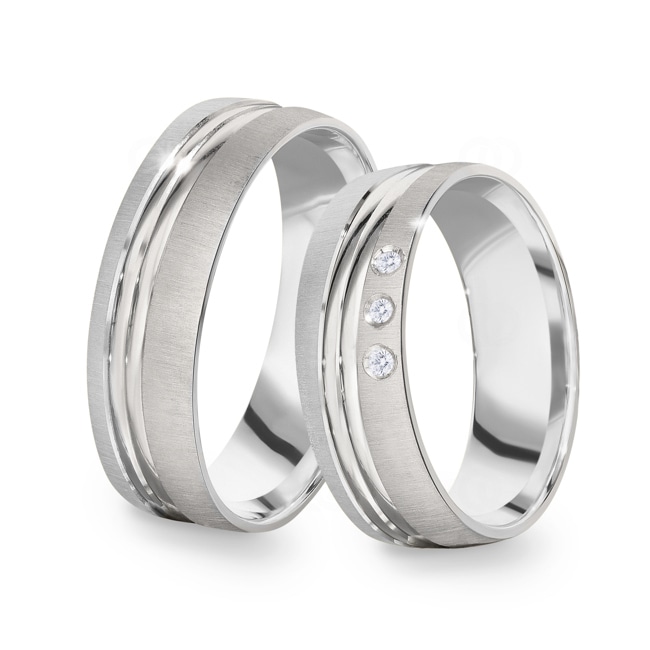14 carats / 585 or gris