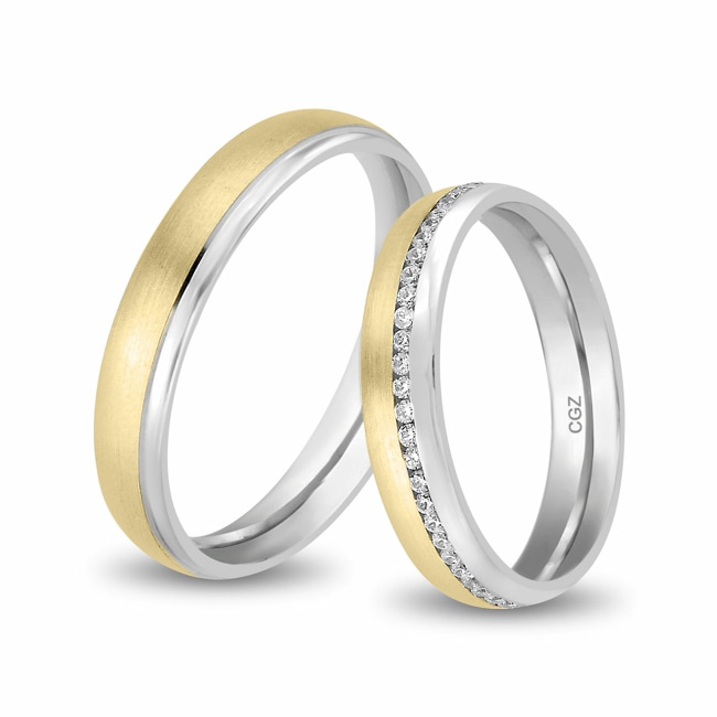 14 Karat / 585 Gelb-/Weissgold - CGZ8190