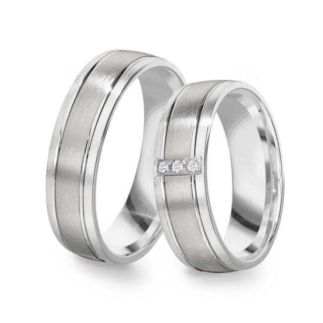 14 carats / 585 or gris