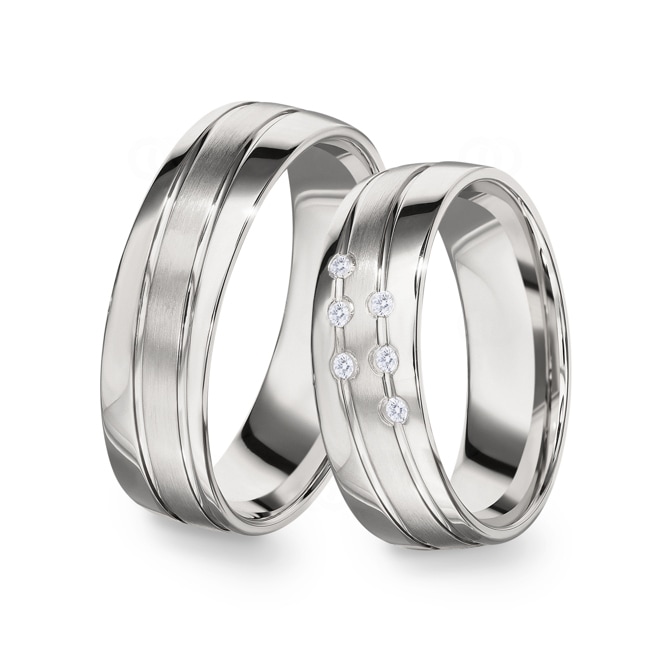 14 carats / 585 or gris