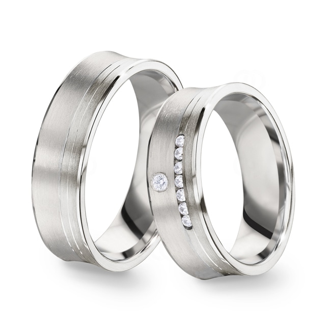 14 carats / 585 or gris