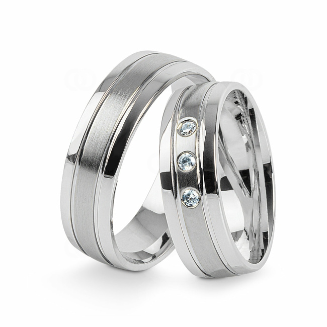 14 carats / 585 or gris