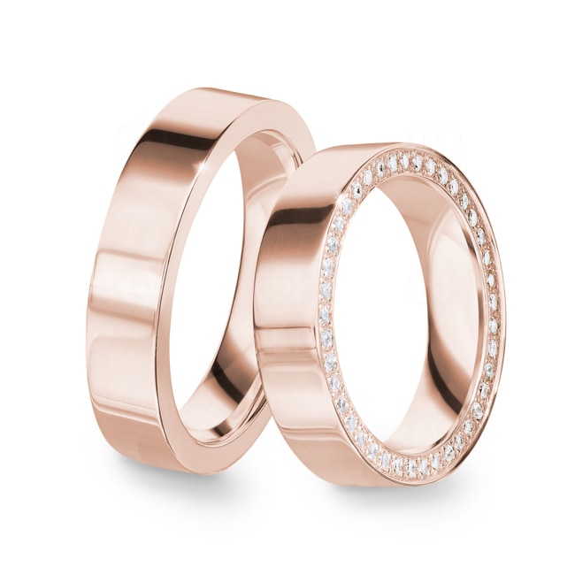 14 carats / 585 or rose