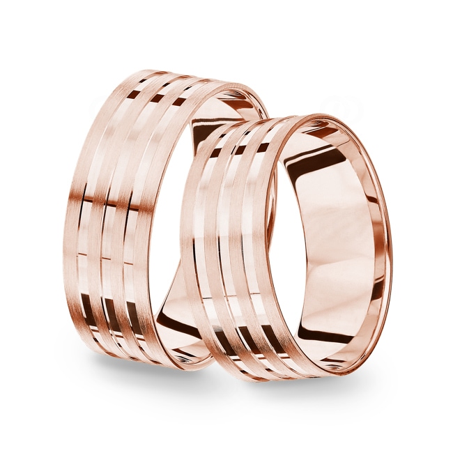 14 carats / 585 or rose