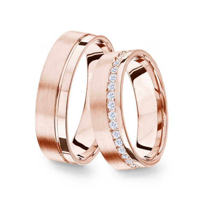 14 carats / 585 or rose