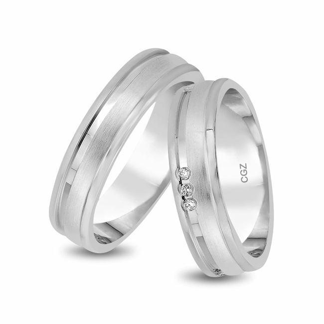 14 Karat / 585 Weissgold - CGZ8172