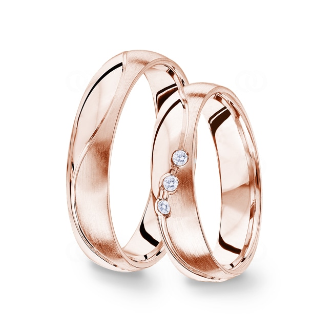 14 carats / 585 or rose