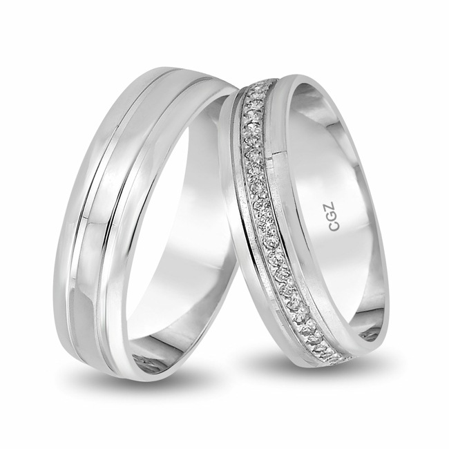 14 Karat / 585 Weissgold - CGZ8163