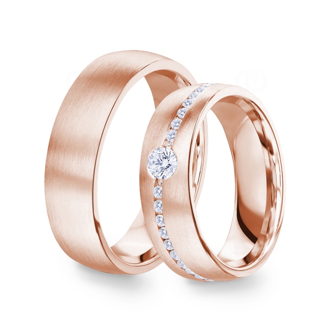 14 carats / 585 or rose