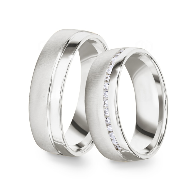 14 carats / 585 or gris