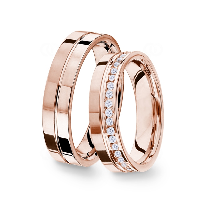 14 carats / 585 or rose